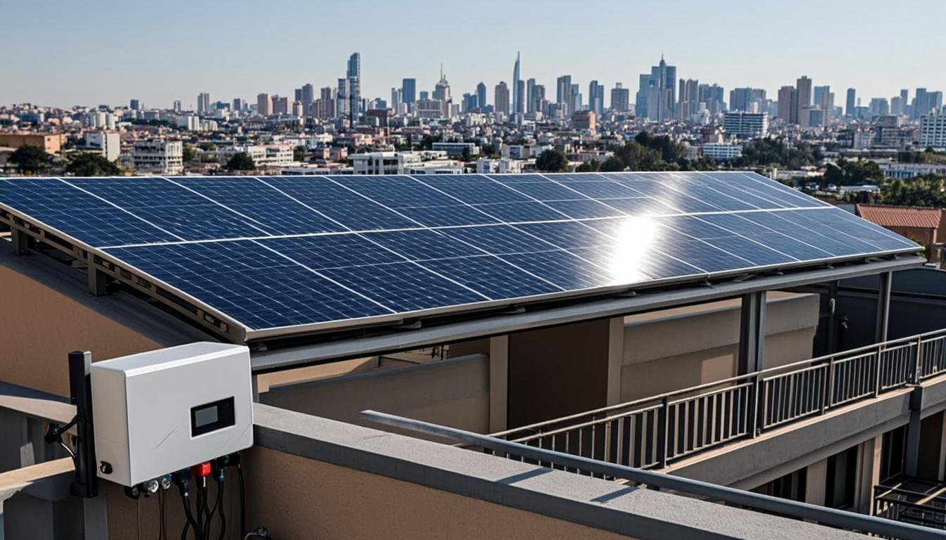 Sistema de energia solar com painéis fotovoltaicos integrados à automação residencial em São Paulo - Automação Residencial SP